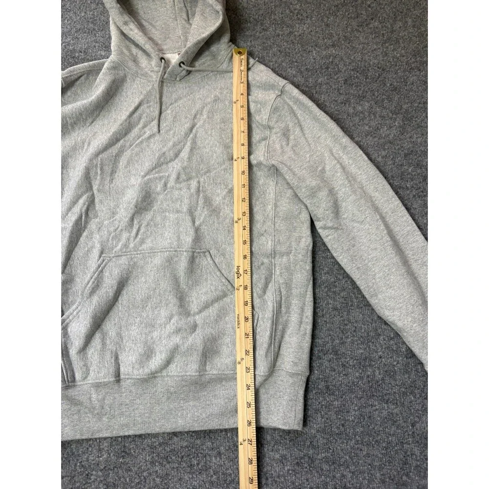 J.Crew Hoodie Mens S Gray Embordered 